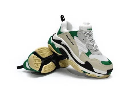 Balenciaga Triple S White/Green – photo 3