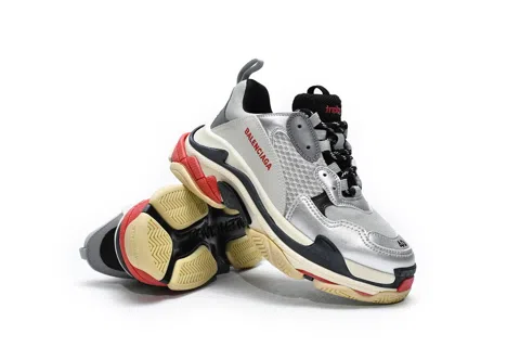 Balenciaga Triple S Grey/Silver/Black – photo 3