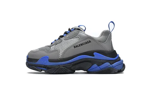 Balenciaga Triple S Grey/Royal Blue