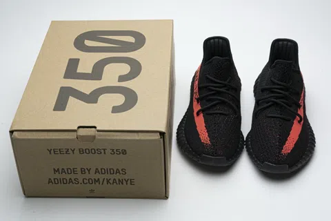 Yeezy Boost 350 V2 Black/Red – photo 11