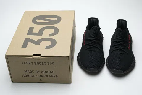 Yeezy Boost 350 V2 Black/Red – photo 11