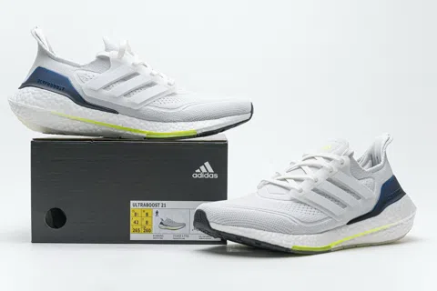 adidas Ultraboost 21 White/Grey/Blue – photo 12