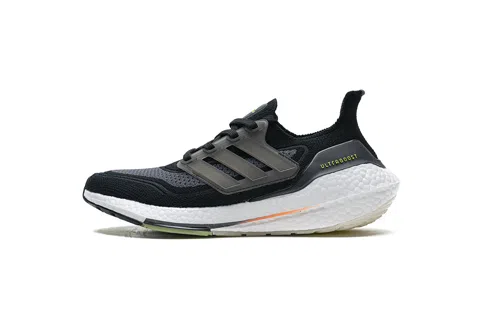 adidas Ultraboost 21 Black/Grey/Neon Green