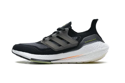 adidas Ultraboost 21 Black/Grey/Neon Green – photo 3