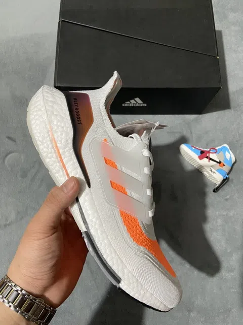 adidas Ultraboost 21 Grey/Orange – photo 8
