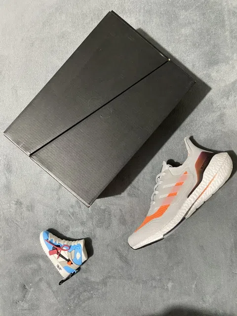 adidas Ultraboost 21 Grey/Orange – photo 9