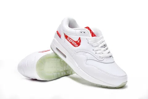 Supreme x Nike Air Max 1 White/Red – photo 4