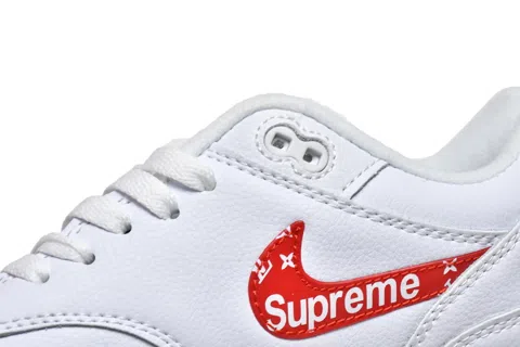 Supreme x Nike Air Max 1 White/Red – photo 9