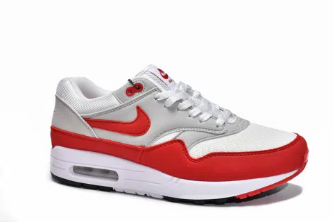 Nike Air Max 1 Grey/White/Red – photo 6