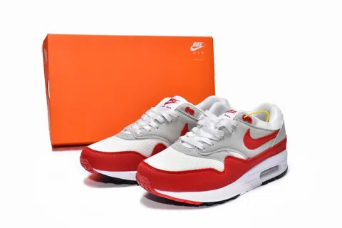 Nike Air Max 1 Grey/White/Red – photo 12