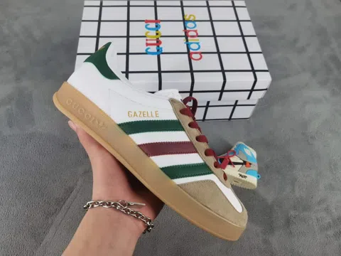 Gucci x adidas Gazelle Brown/Green – photo 4