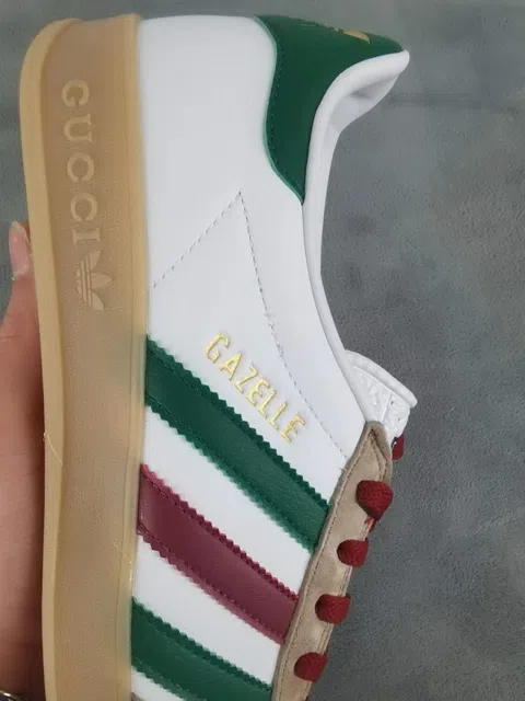 Gucci x adidas Gazelle Brown/Green – photo 5