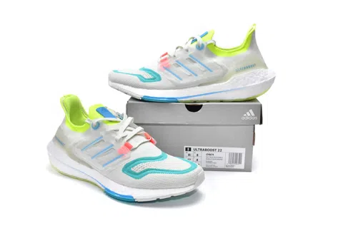 adidas Ultraboost 22 Grey/Blue/Yellow – photo 12