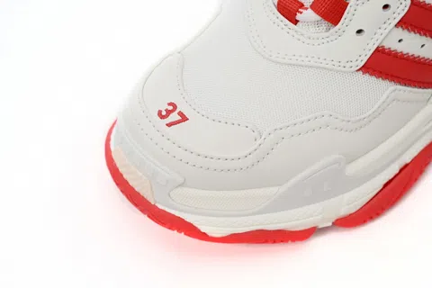 Balenciaga Triple S White/Red – photo 7