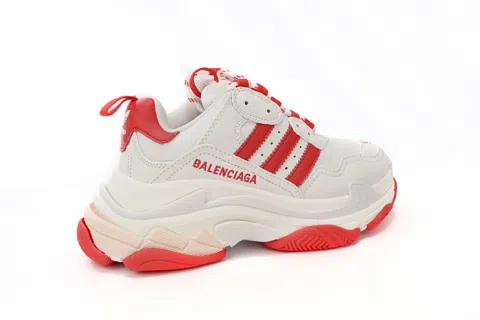 Balenciaga Triple S White/Red – photo 3
