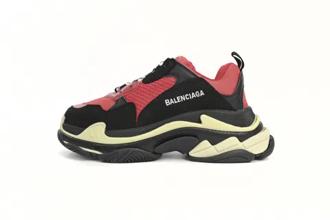 Balenciaga Triple S Black/Red/Grey