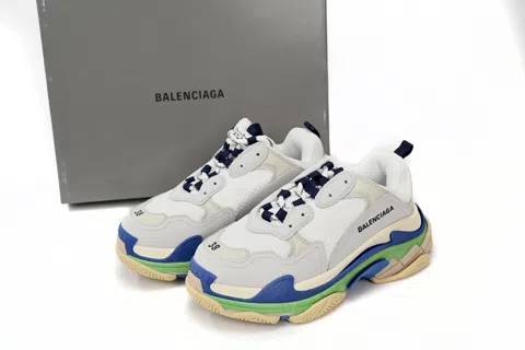 Balenciaga Triple S White/Blue/Green – photo 9