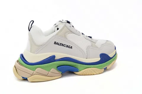 Balenciaga Triple S White/Blue/Green – photo 3