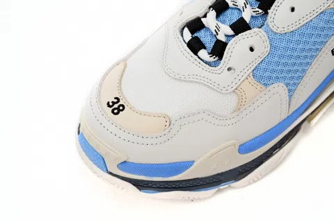 Balenciaga Triple S White/Blue – photo 8