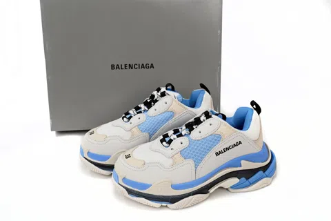 Balenciaga Triple S White/Blue – photo 9