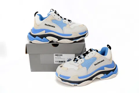 Balenciaga Triple S White/Blue – photo 10