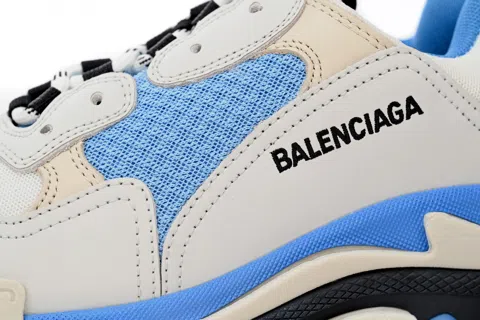 Balenciaga Triple S White/Blue – photo 4