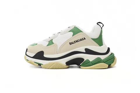 Balenciaga Triple S Black/White/Green