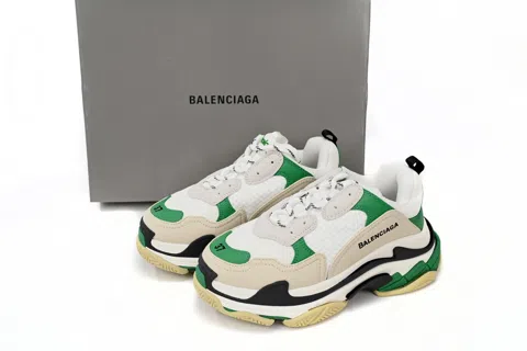 Balenciaga Triple S Black/White/Green – photo 9
