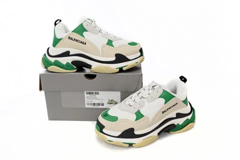 Balenciaga Triple S Black/White/Green – photo 10