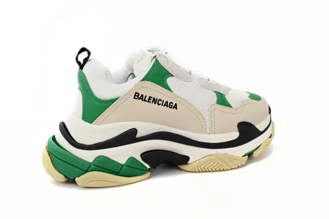 Balenciaga Triple S Black/White/Green – photo 3