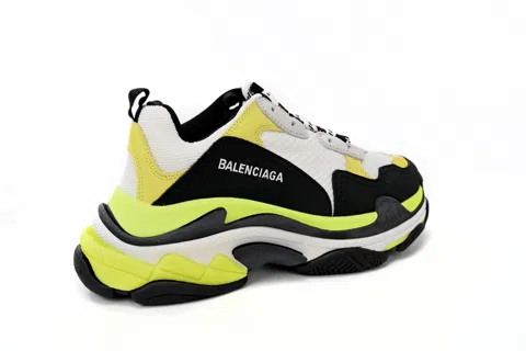 Balenciaga Triple S Black/White/Yellow – photo 3