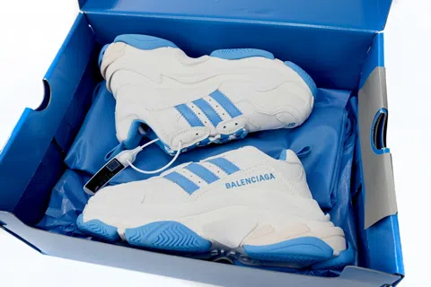 Balenciaga Triple S White/Blue – photo 11