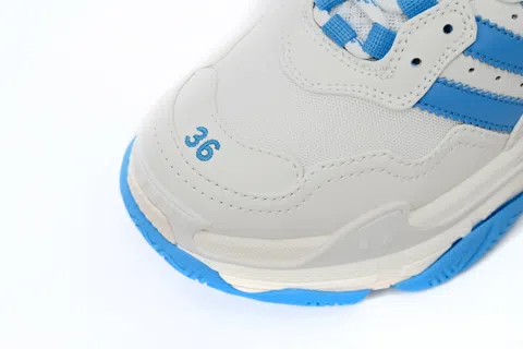 Balenciaga Triple S White/Blue – photo 8