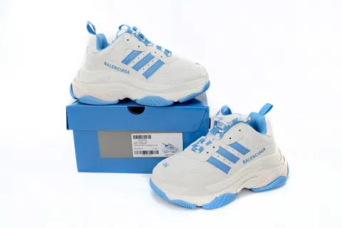 Balenciaga Triple S White/Blue – photo 10