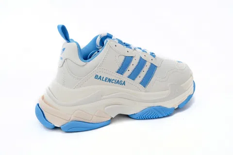 Balenciaga Triple S White/Blue – photo 3
