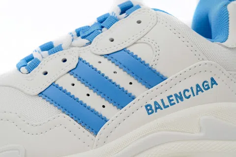 Balenciaga Triple S White/Blue – photo 4