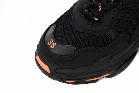 Balenciaga Triple S Black/Orange – photo 8