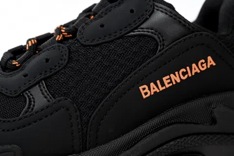 Balenciaga Triple S Black/Orange – photo 4