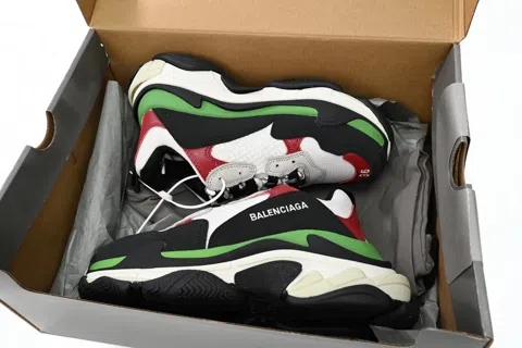Balenciaga Triple S White/Red/Green – photo 10