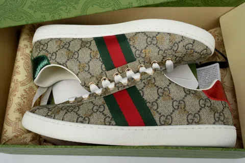 Gucci Ace Gold Monogram – photo 8