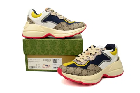 Gucci Rhyton White/Yellow Monogram – photo 7
