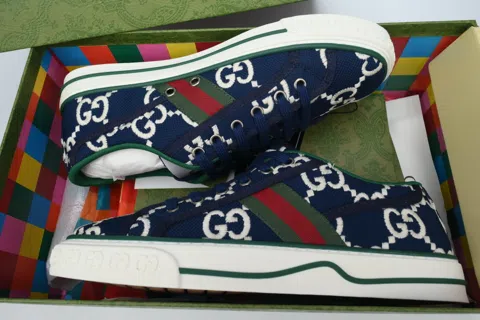 Gucci Tennis 1977 Navy/Green – photo 8