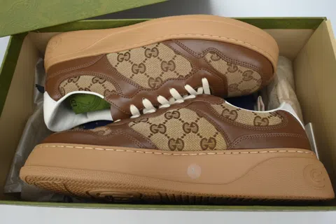 Gucci Sneakers Khaki/Brown – photo 8
