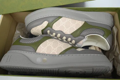 Gucci Sneakers White/Grey/Green – photo 8
