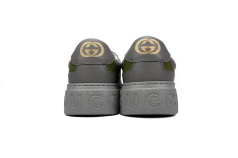 Gucci Sneakers White/Grey/Green – photo 3