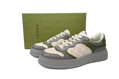 Gucci Sneakers White/Grey/Green – photo 6