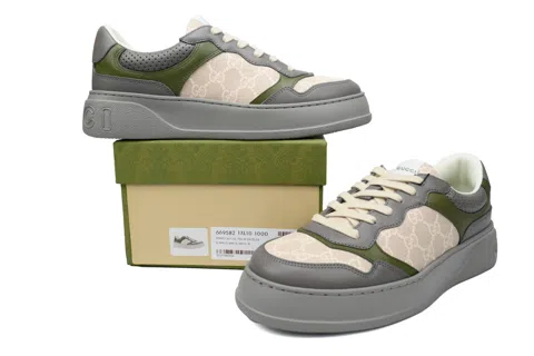 Gucci Sneakers White/Grey/Green – photo 7