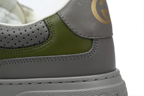 Gucci Sneakers White/Grey/Green – photo 5