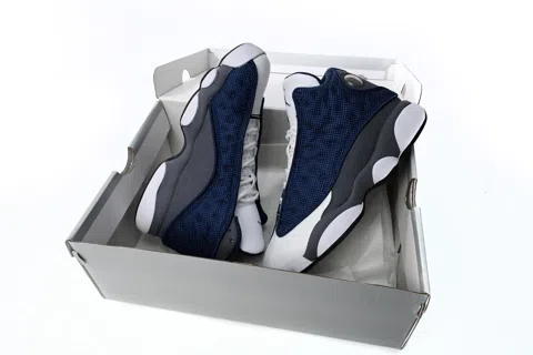 Air Jordan 13 White/Navy/Grey – photo 11
