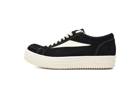 Rick Owens Vintage Low Black Suede